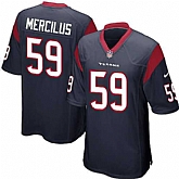 Nike Men & Women & Youth Texans #59 Mercilus Navy Team Color Game Jersey,baseball caps,new era cap wholesale,wholesale hats